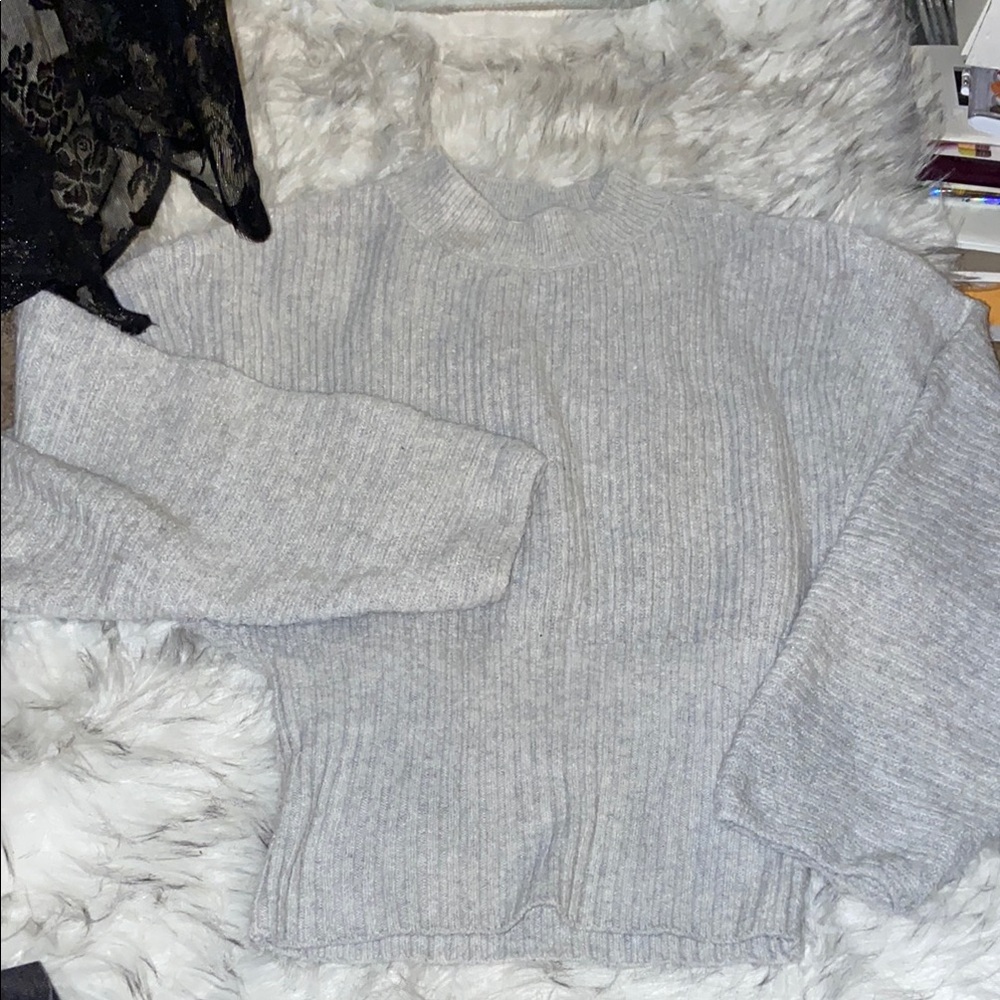 Cozy Gray Women's Sweater